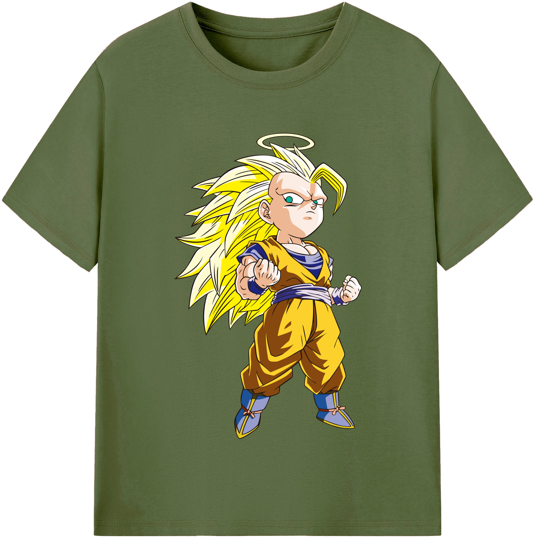 （画像用） ドラゴンボール 孫悟空（そん ごくう）Son Goku カカロット DRAGON BALL Kakarotto 綿100％半袖Tシャツ（フロントプリント）